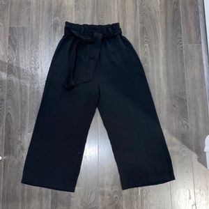Culotte tie waist culotte pants